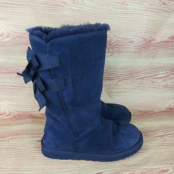 UGG Shoes - **SOLD SOLD**UGG Everleigh Bailey Bow Navy Talot 5